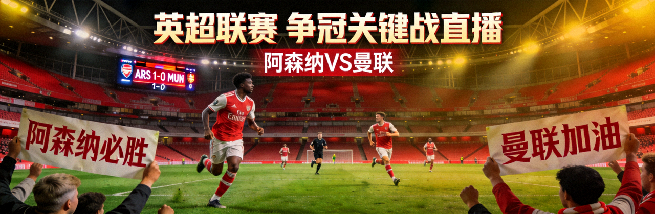 英超联赛 阿森纳对阵曼联 争冠关键战直播